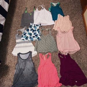 American Eagle & Hollister Set of 11 Tank-Tops